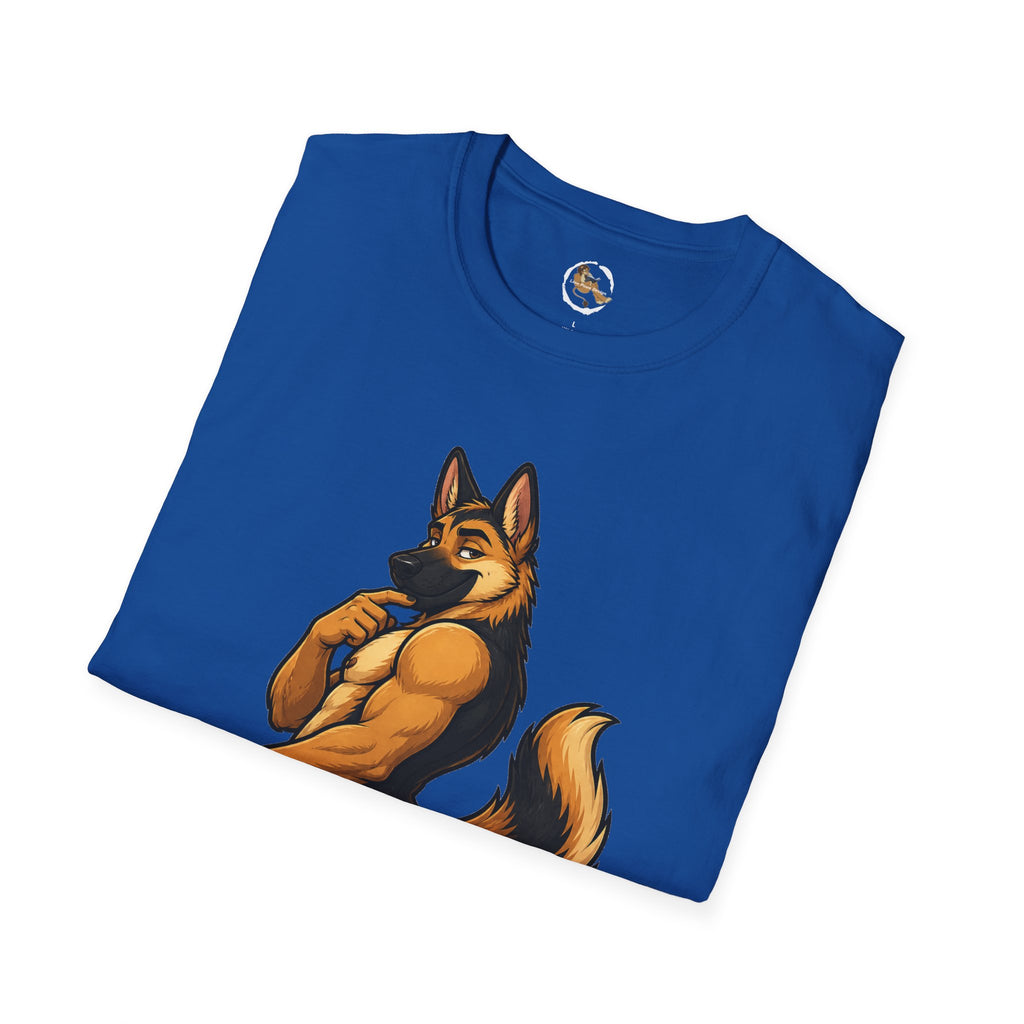 Strong German Shepherd Furry looking to bury a bone T-Shirt | Dog humor
