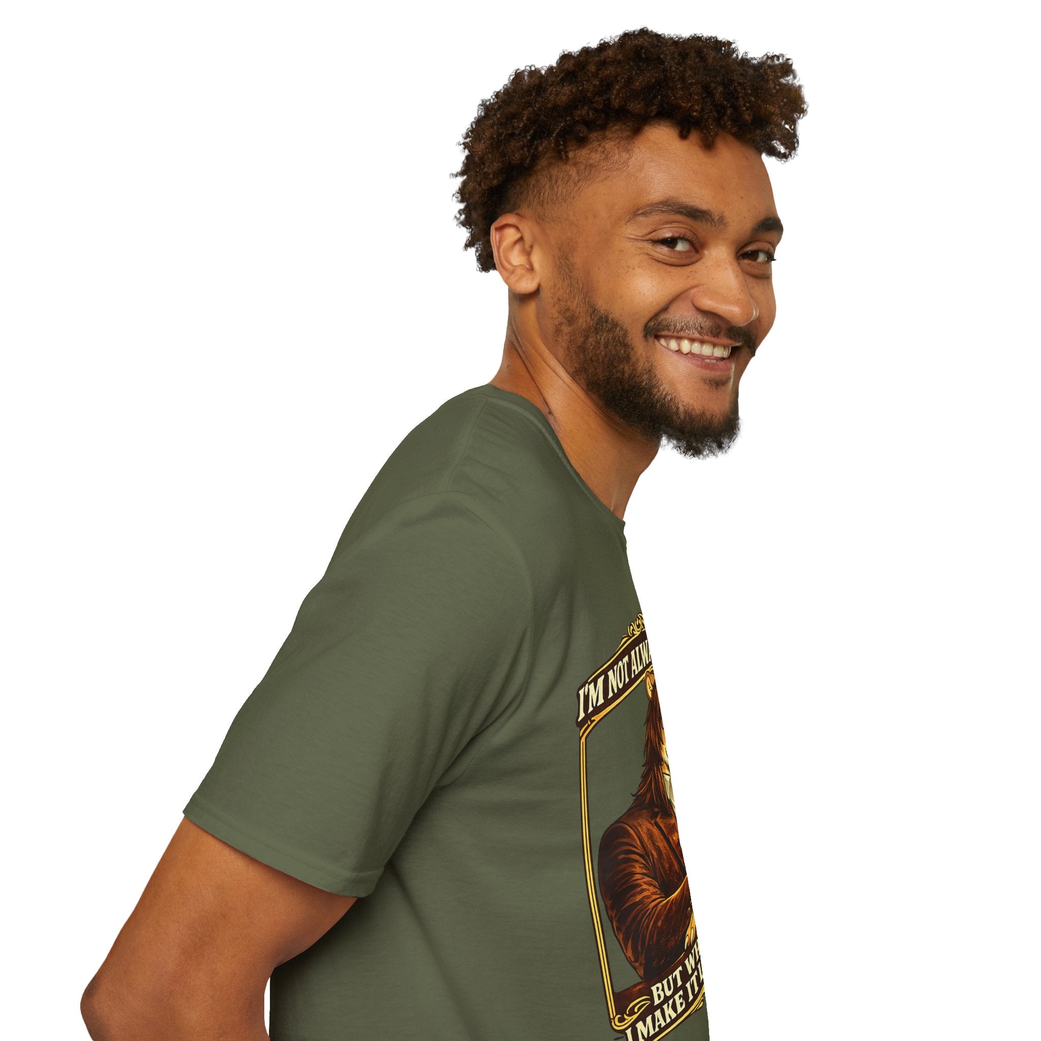 Furry Graphic T-Shirt — “I’m Not Always a Furry But When I Am I Make It Look Good”