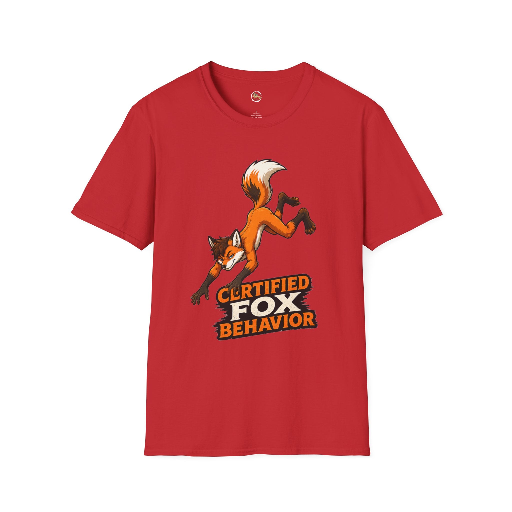 Certified Fox Behavior T-Shirt | Fox Graphic Tee, Animal Humor