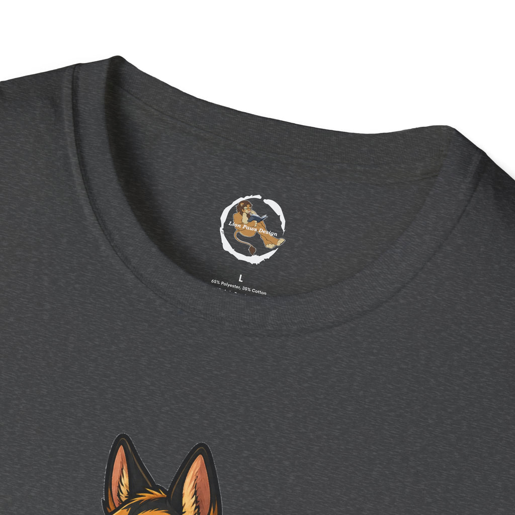 Strong German Shepherd Furry looking to bury a bone T-Shirt | Dog humor