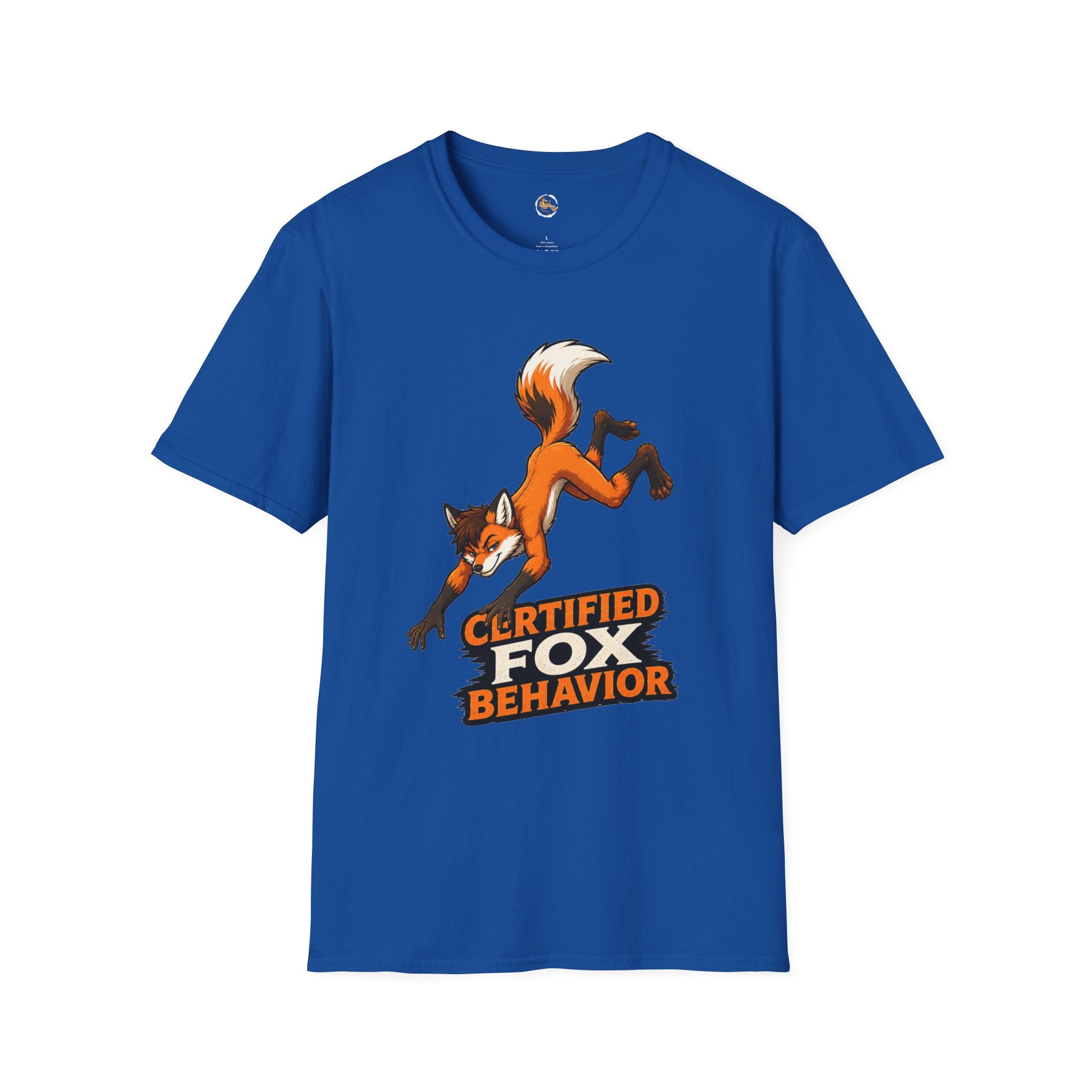 Certified Fox Behavior T-Shirt | Fox Graphic Tee, Animal Humor