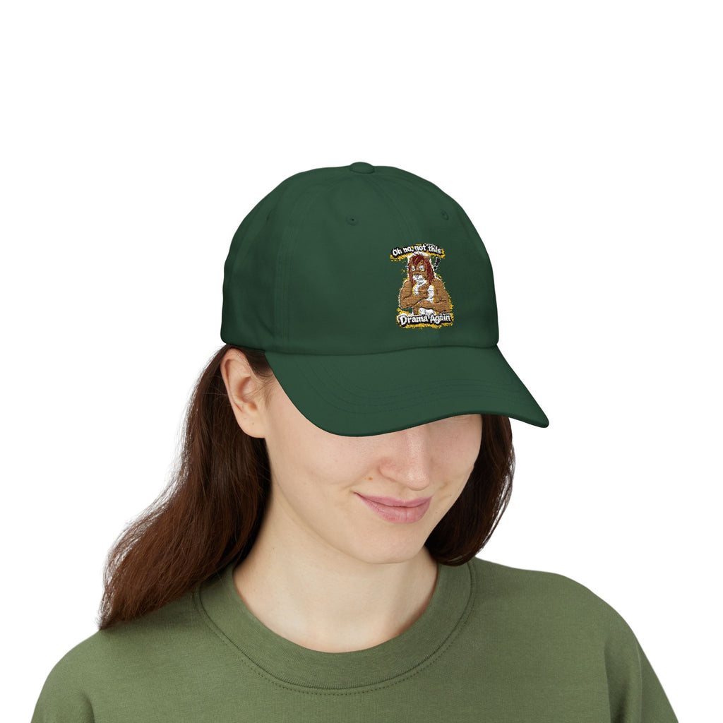 Oh No Not This Drama Again Lion Furry Dad Cap