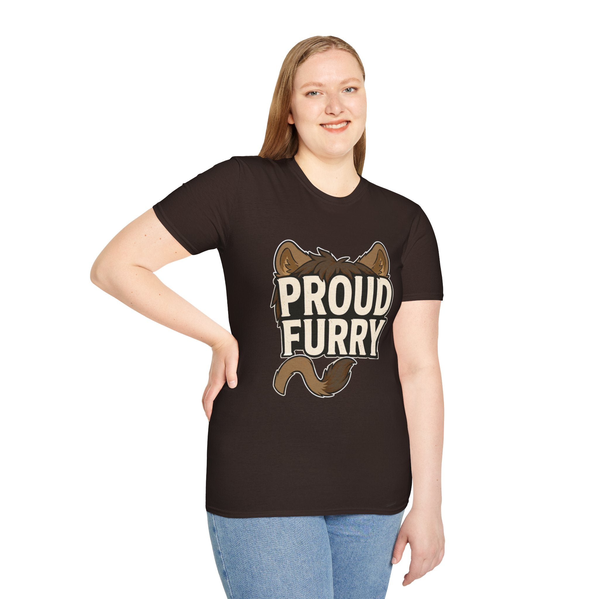 Proud Furry Graphic Tee — Cute Furry Pride T-Shirt