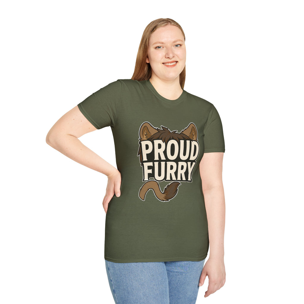 Proud Furry Graphic Tee — Cute Furry Pride T-Shirt