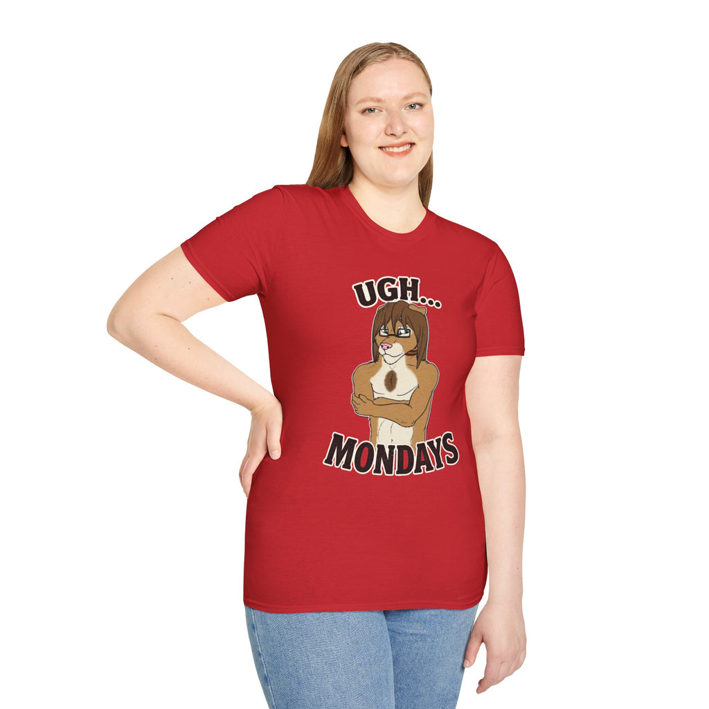 Ugh Mondays Grumpy Lion T-Shirt | Funny Work Casual Tee